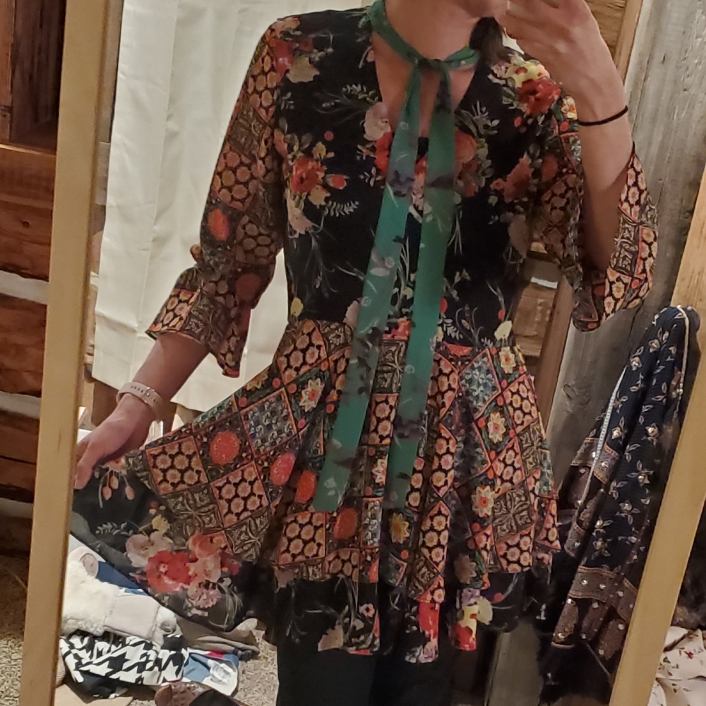 Amazing vibrant floral dress